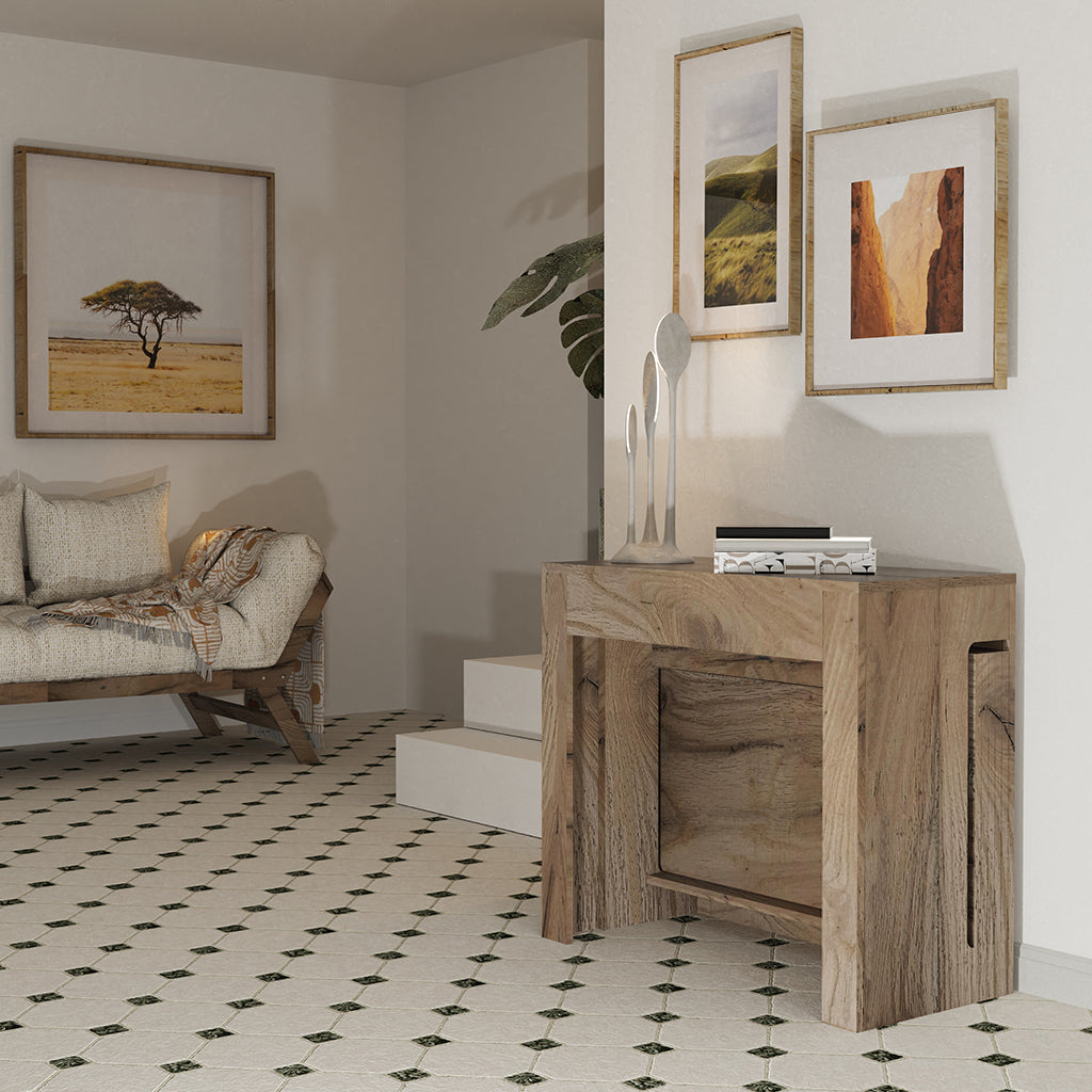 tavolo consolle quercia profondità 42 cm