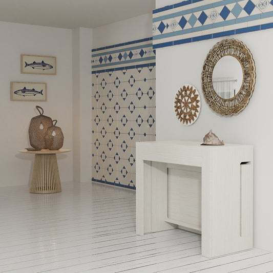 tavolo consolle bianco profondità 42 cm